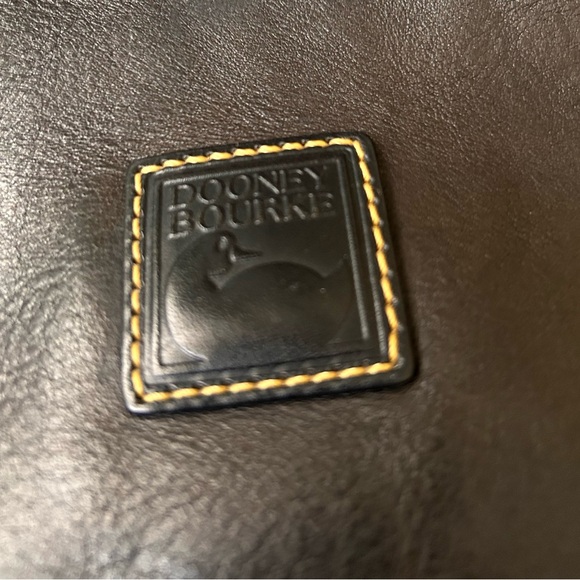 Dooney & Bourke Black Florentine Twist Strap Hobo - Picture 7 of 13